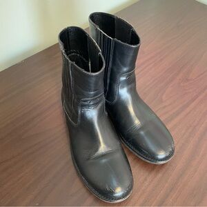Women’s LL Bean Black Leather Boots